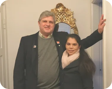 John og Adeila, ejere af KBH Borydning, viser lederskab og engagement